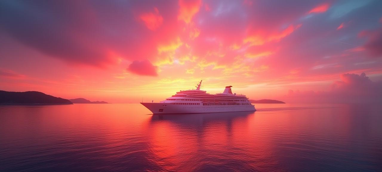 Luxury Cruise Ship Ocean Voyage